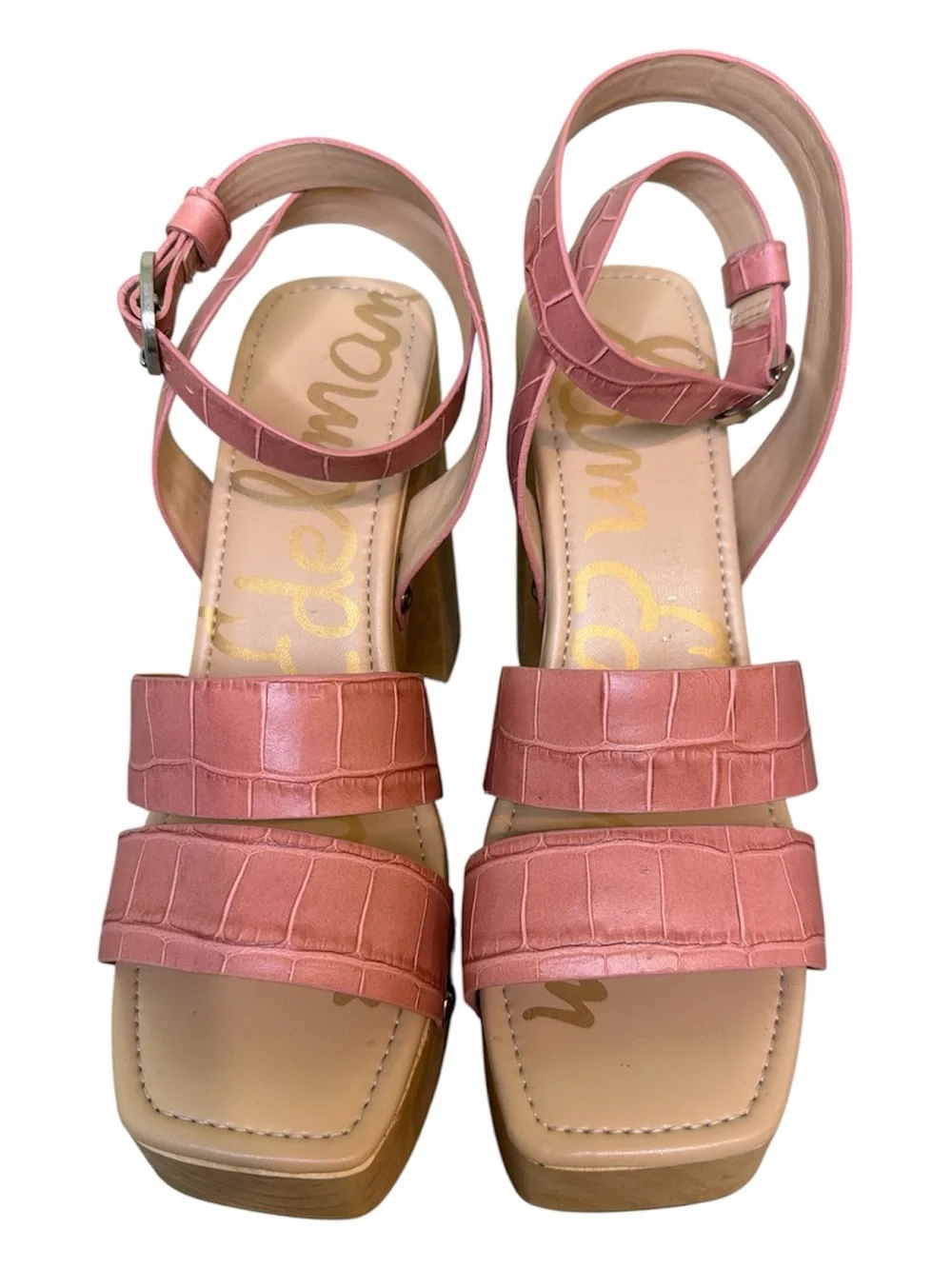 Sam Edelman Rosalind Platform Leather Sandals - Size 7